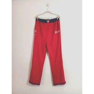 Vintage 90s Nike Team LA Clippers Warm Up Pants Red Youth XL 20 Fits Adult Small